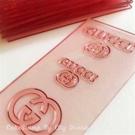 gucci embosser stamp|Gucci logo letters.